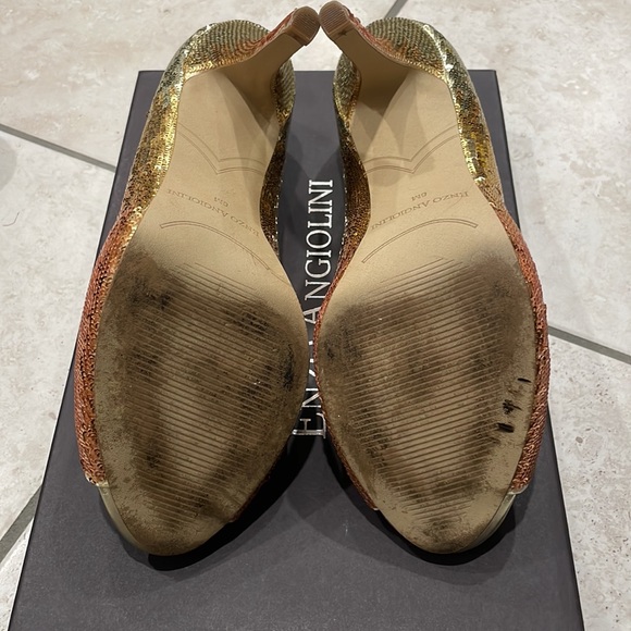 enzo angiolini sparkle heels